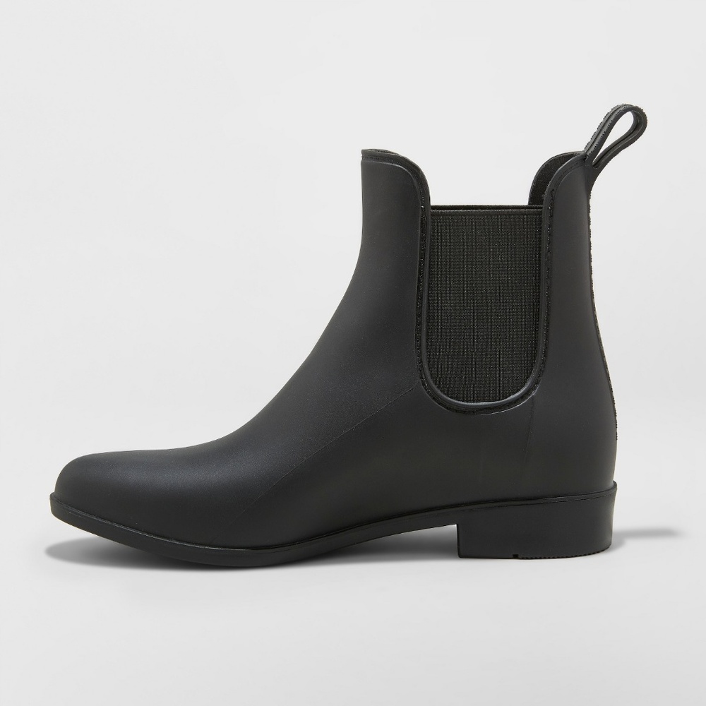 Women's Chelsea Rain Boots  A New Day Waterproof 7 - Picture 2 of 3